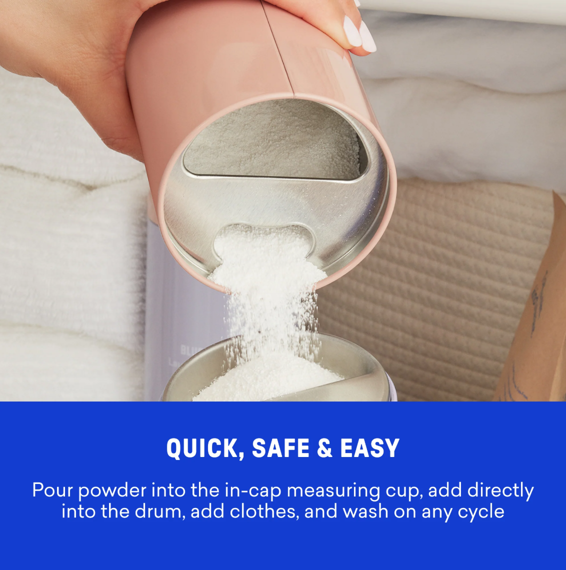 Removedor de Manchas para Ropa Ecológico Sin Plástico - Aroma Spring Bloom (60uds) - Blueland