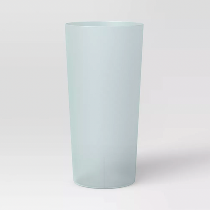 Set 4 Vasos Plásticos sin BPA, Aptos para Lavavajillas y Microondas - 787ml (Menta)