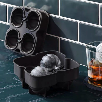 Molde de Silicón para Hielo - Calabaza (Negro)