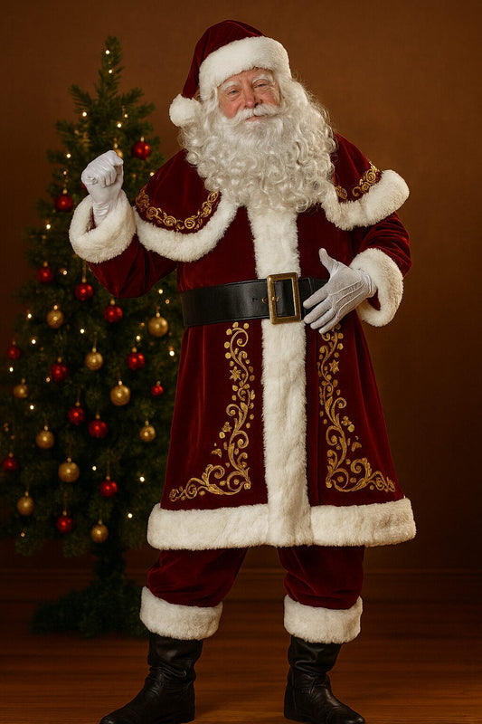 Disfraz Adulto – Santa Claus (M,L,XL,XXL,XXXL) ✦ Bajo pedido