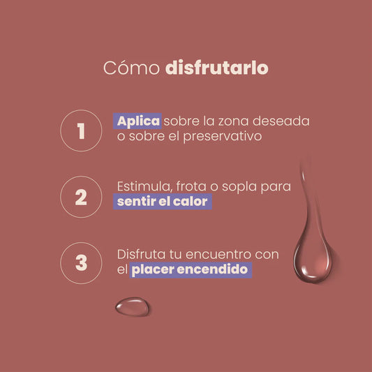 Lubricante Caliente Saborizado, Capuccino - Sen Íntimo (30ml) ✦ Bajo pedido