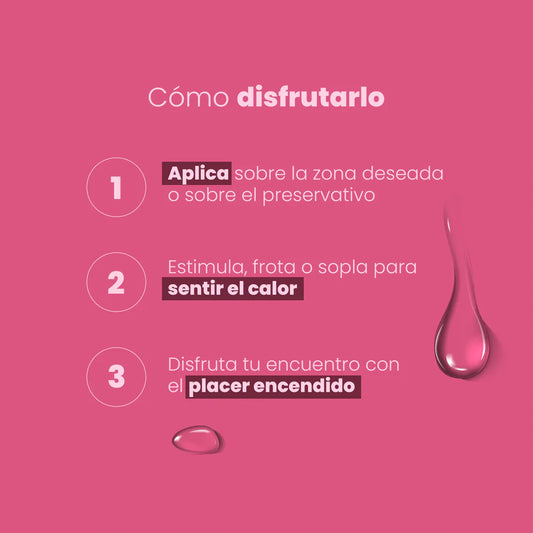 Lubricante Caliente Saborizado Cereza - Sen Íntimo (30ml) ✦ Bajo pedido