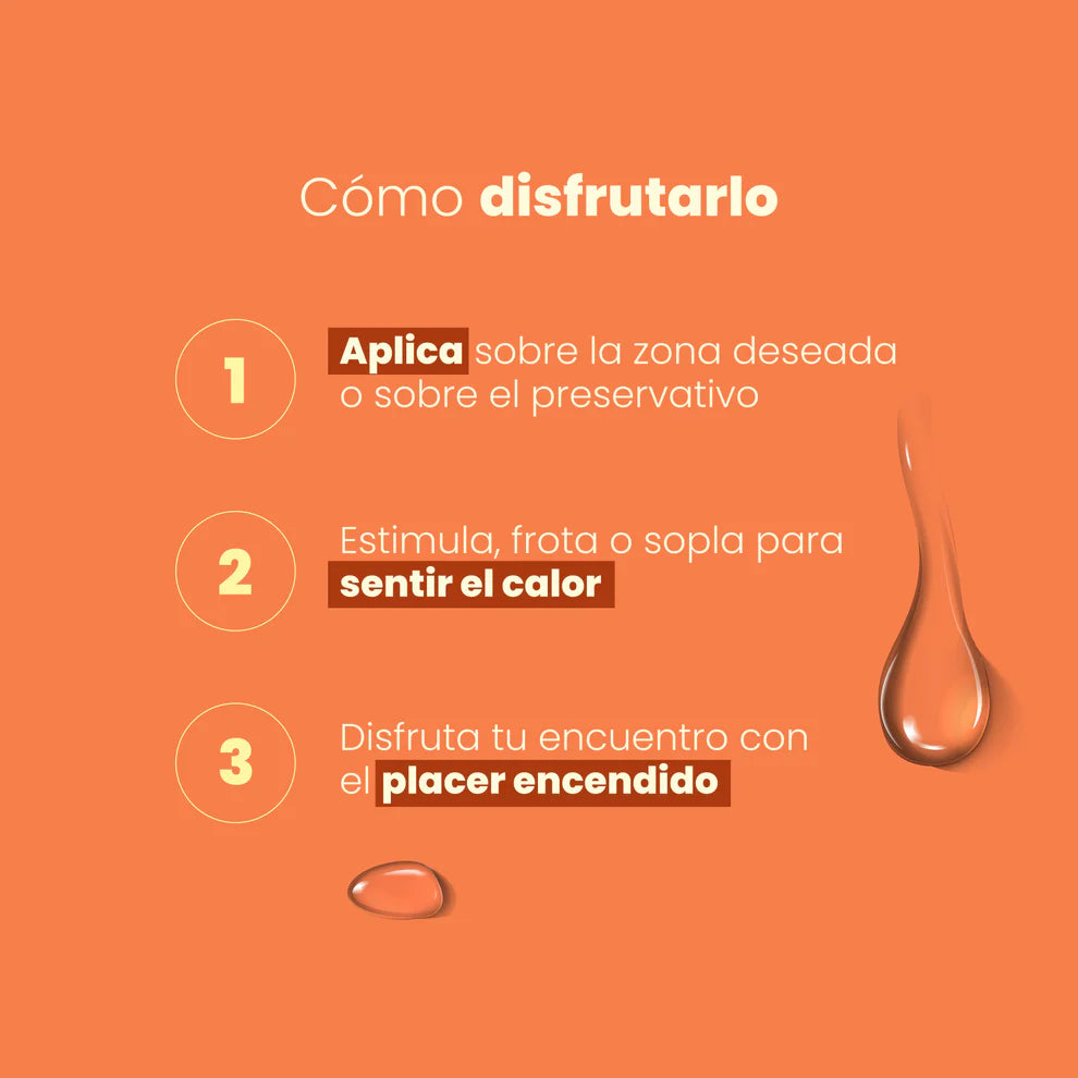Lubricante Caliente Saborizado Tropical - Sen Íntimo (30ml) ✦ Bajo pedido