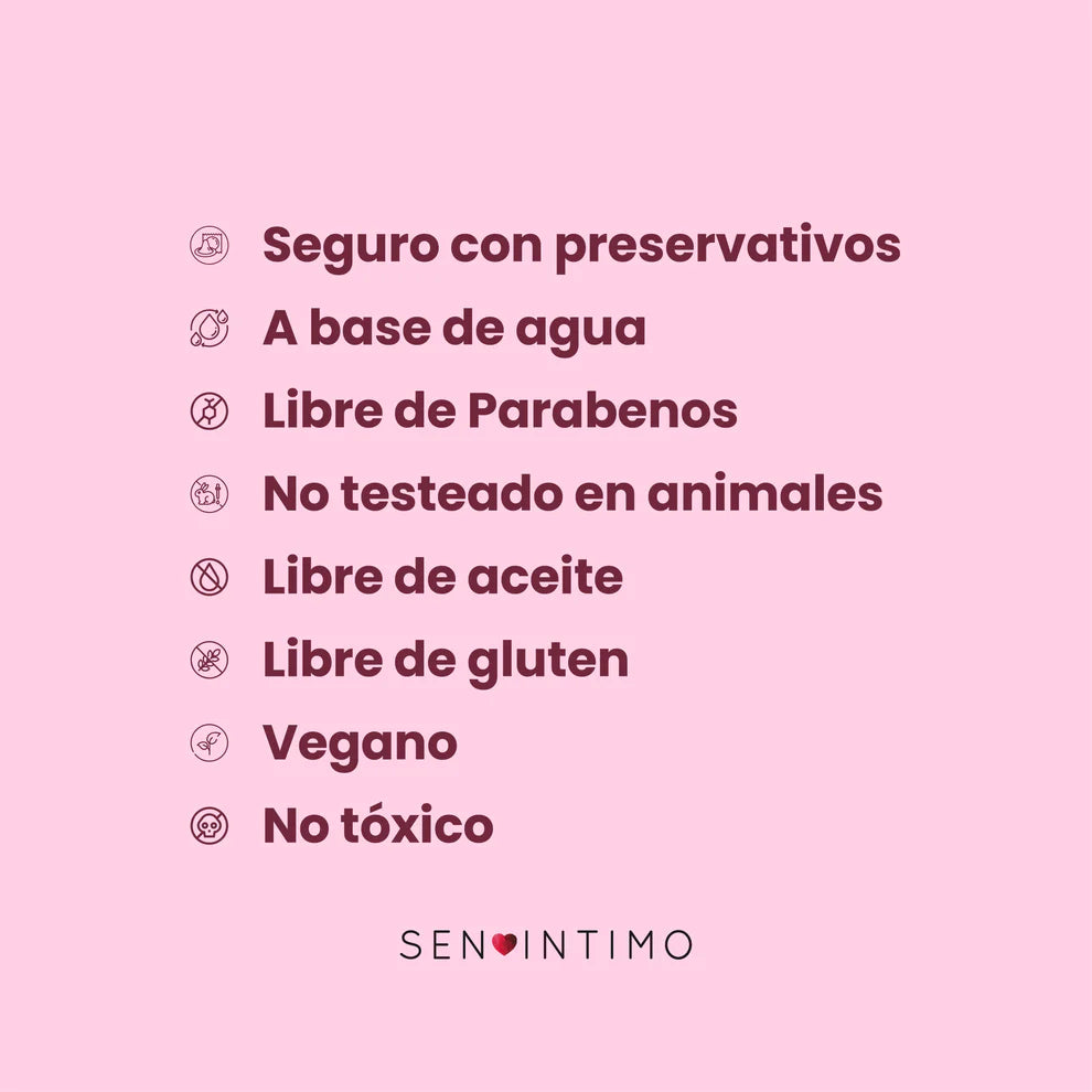 Lubricante Caliente Saborizado Cereza - Sen Íntimo (30ml) ✦ Bajo pedido