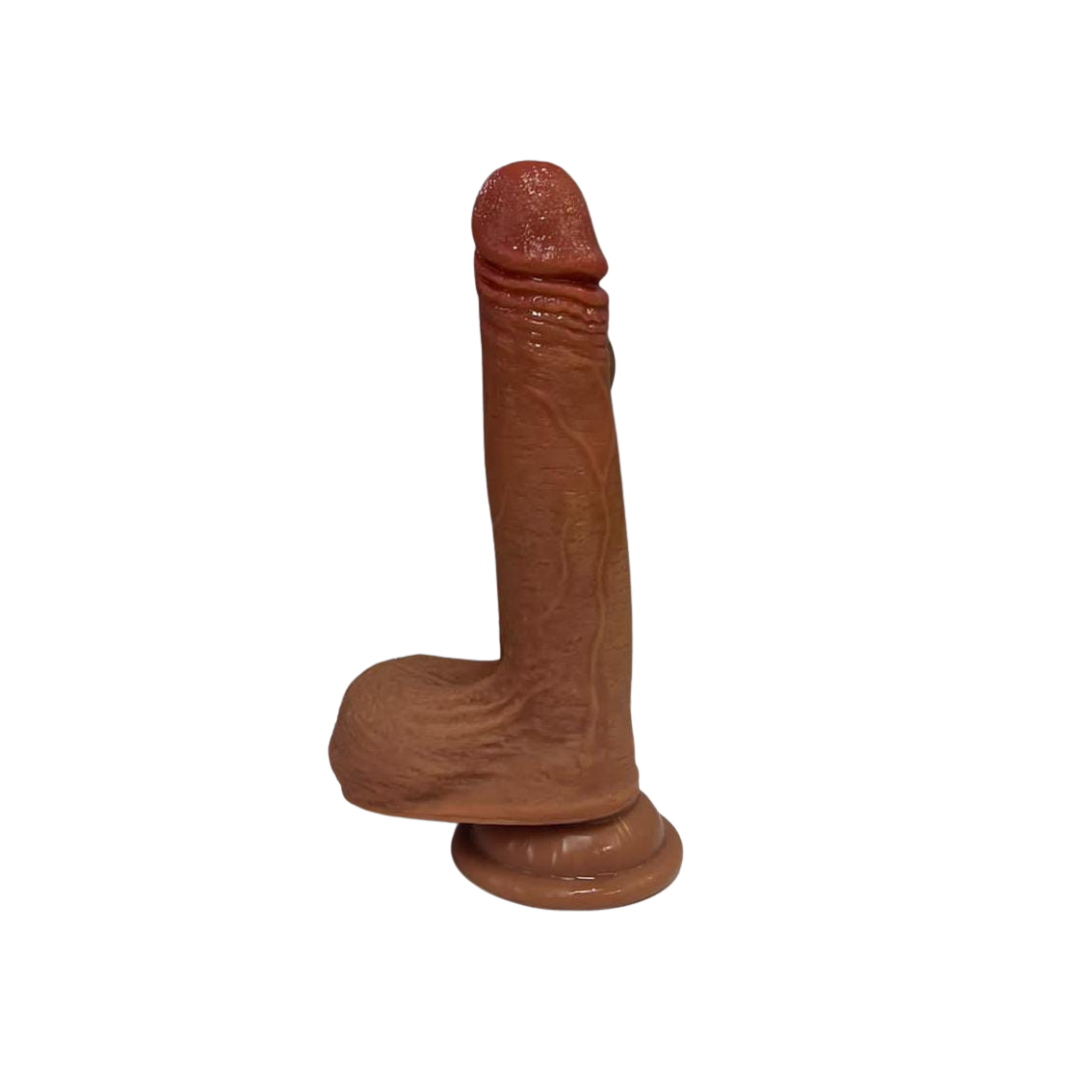 Dildo Inserción 14cm Con Copa Succión - Kevin ✦ Bajo pedido
