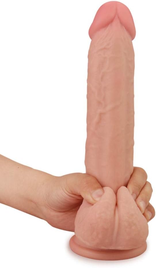 Dildo Inserción 19cm Con Copa Succión Realista Prepucio Deslizable - King ✦ Bajo pedido