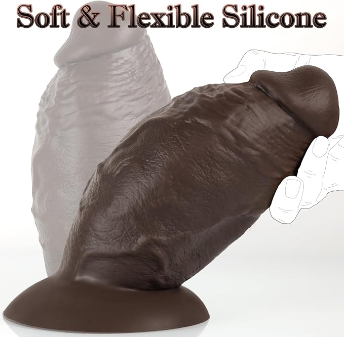 Dildo Inserción 19cm Con Copa Succión Extra Grueso Diámetro 10cm (2 Colores) - Mamut ✦ Bajo pedido