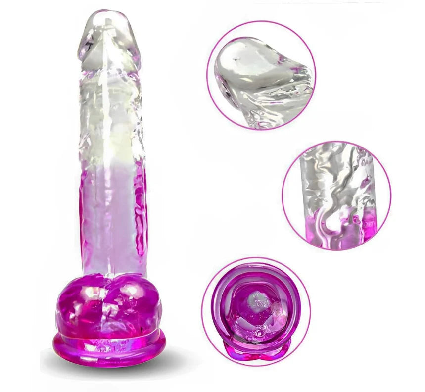 Dildo Inserción 17cm Con Copa Succión (2 Colores) - Sky ✦ Bajo pedido