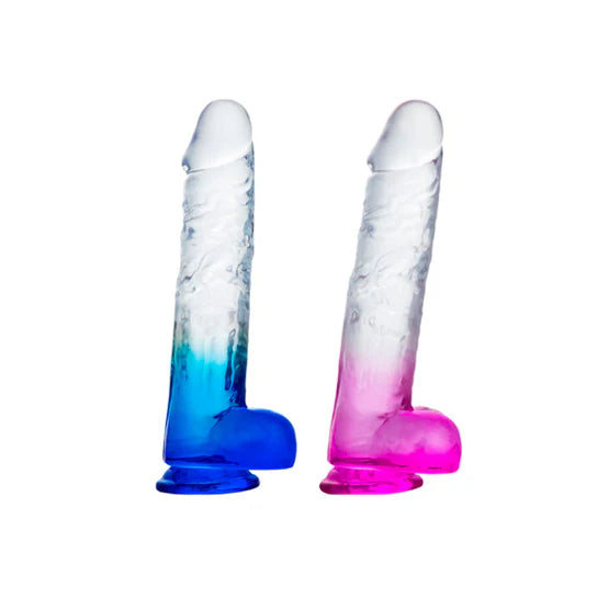 Dildo Inserción 17cm Con Copa Succión (2 Colores) - Sky ✦ Bajo pedido