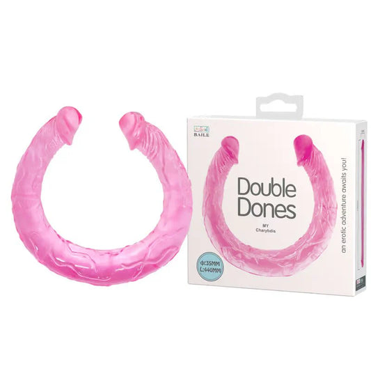 Dildo Doble Flexible Jelly ✦ Bajo pedido