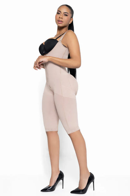 Faja Senos Libres 022841 - Compresión Tradicional (Beige, Cocoa)✦ Bajo pedido