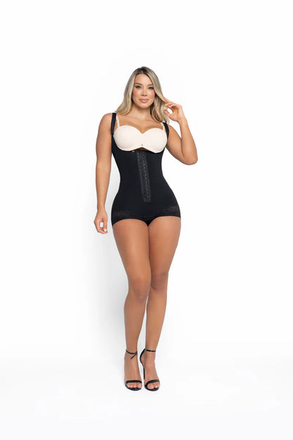 Faja Cachetera 022770 Push-Up - Compresión Fuerte (Beige, Negro) ✦ Bajo pedido