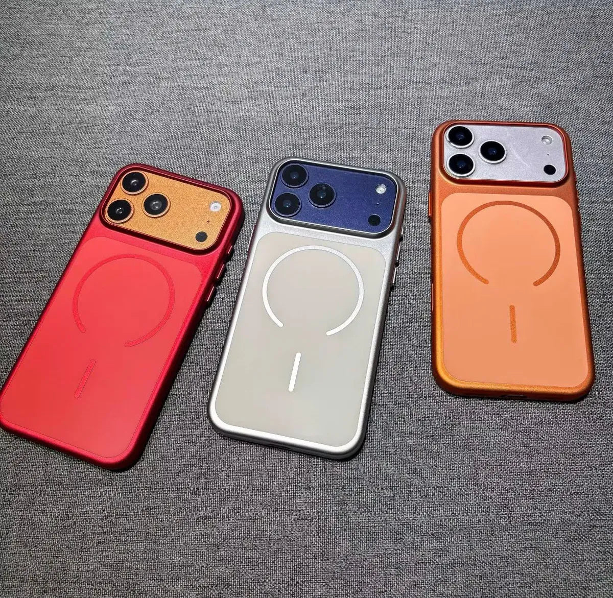 Funda de Vidrio Óptico con Magsafe para iPhone - Varios Modelos y Colores ✦ Bajo pedido