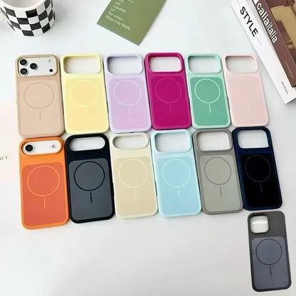 Funda de Silicona con Acabado de Lujo para iPhone y Samsung - Varios Modelos y Colores ✦ Bajo pedido