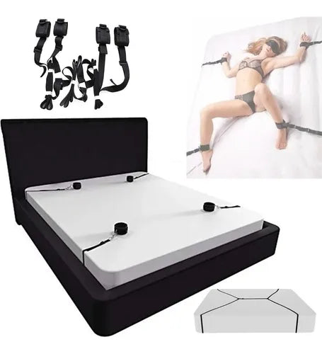 Set de Sujeción Erótico para Cama Ajustable ✦ Bajo pedido