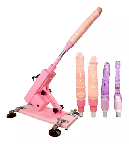 Máquina Sexual Multifunción Con Accesorios Intercambiables ✦ Bajo pedido