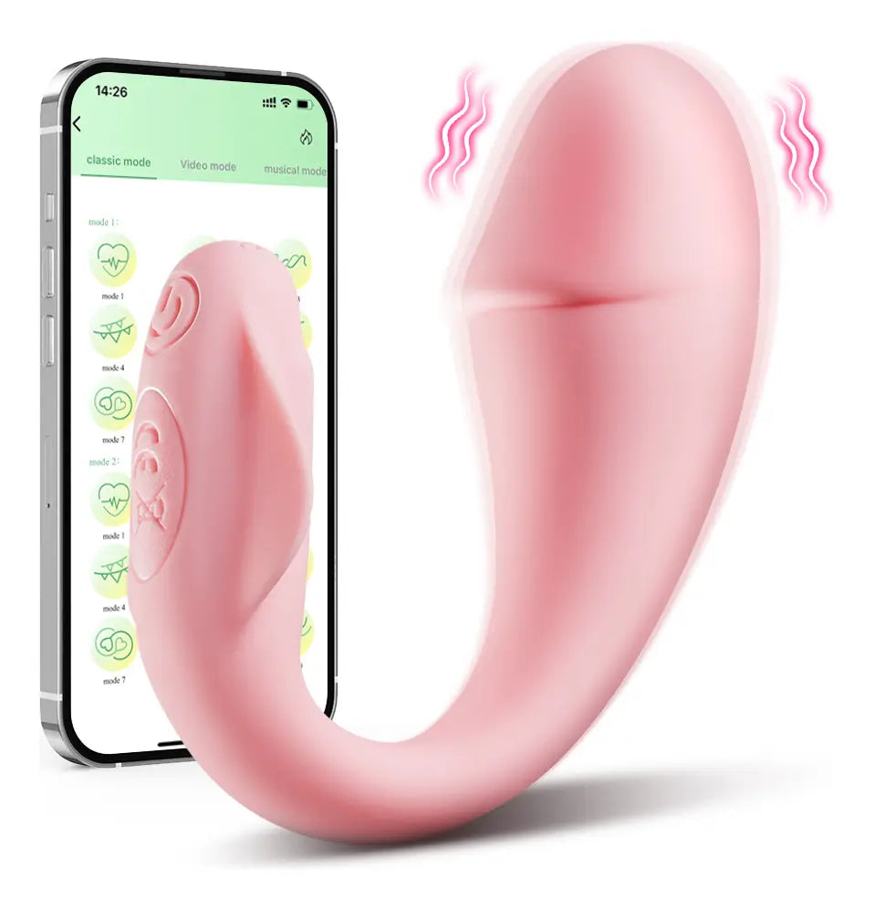 Vibrador Punto G y Clitoris CICI App iOS ✦ Bajo pedido