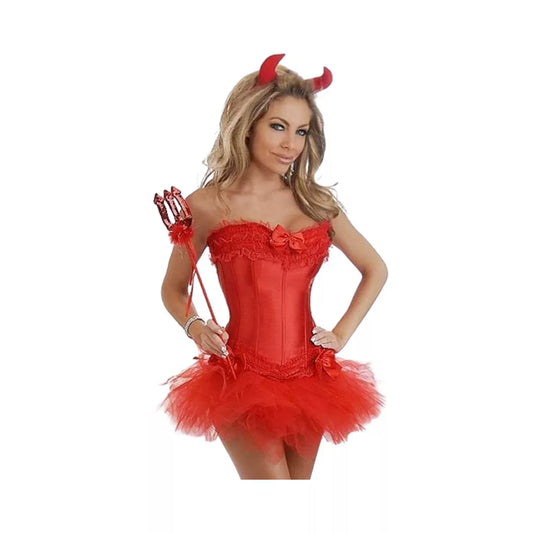 Disfraz Adulto – Diabla (Talla S) ✦ Bajo pedido