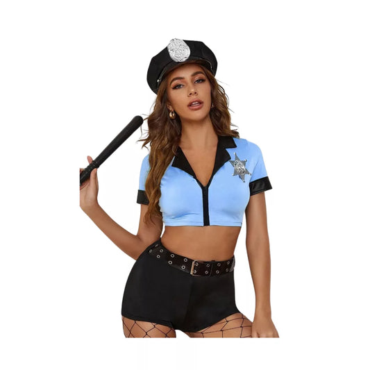 Disfraz Adulto – Policía (Unitalla S/M) ✦ Bajo pedido