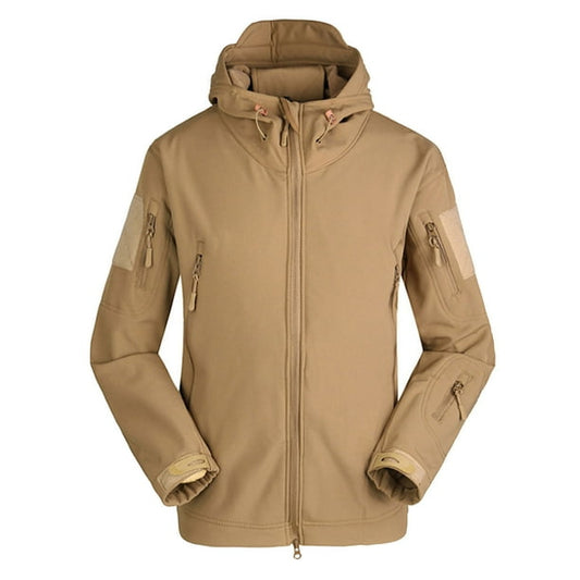 Jacket Térmica Impermeable Táctica para Hombre - Beige (S/M)