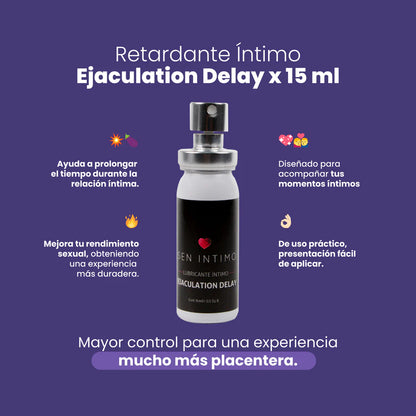 Spray Retardante para Hombre - Sen Íntimo (15ml) ✦ Bajo pedido