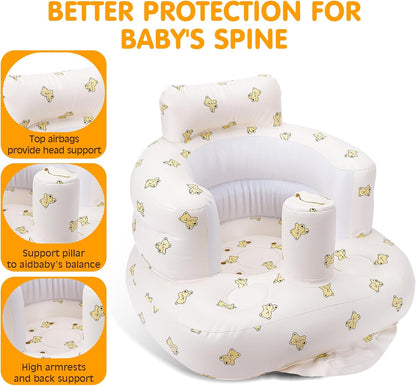 Asiento inflable para bebé de 3 meses en adelante
