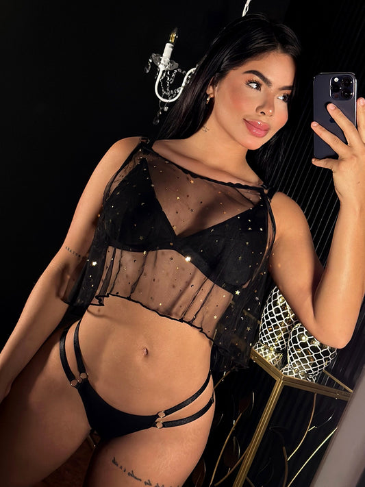 Set Lencería 3PCZ (Unitalla S/M) ✦ Bajo pedido