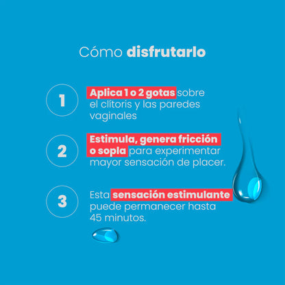 Lubricante Electrizante Frío/Caliente Multiorgasmos para Mujer - Sen Íntimo (30ml) ✦ Bajo pedido