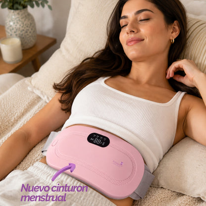Cinturón Térmico y Masajeador para Alivio de Cólicos y Dolor Lumbar ✦ Bajo pedido