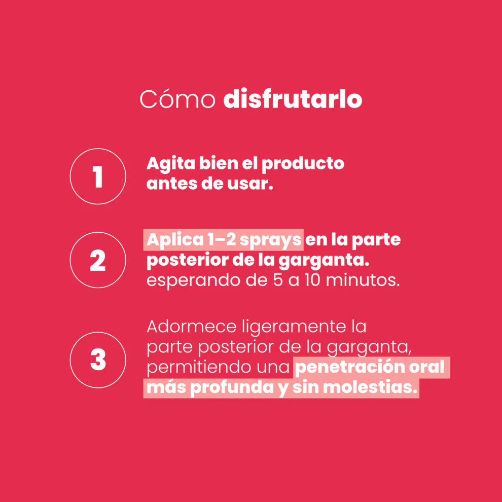 Spray Desensibilizante de Garganta - Sen Íntimo (15ml) ✦ Bajo pedido