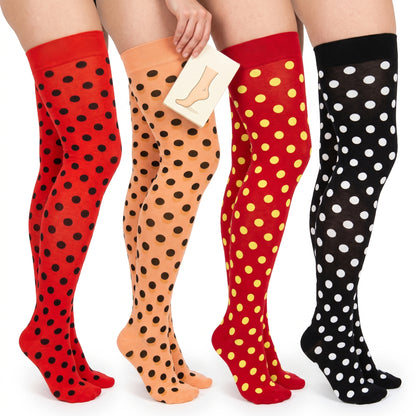 Medias Altas Puntos (4 Colores) ✦ Bajo pedido