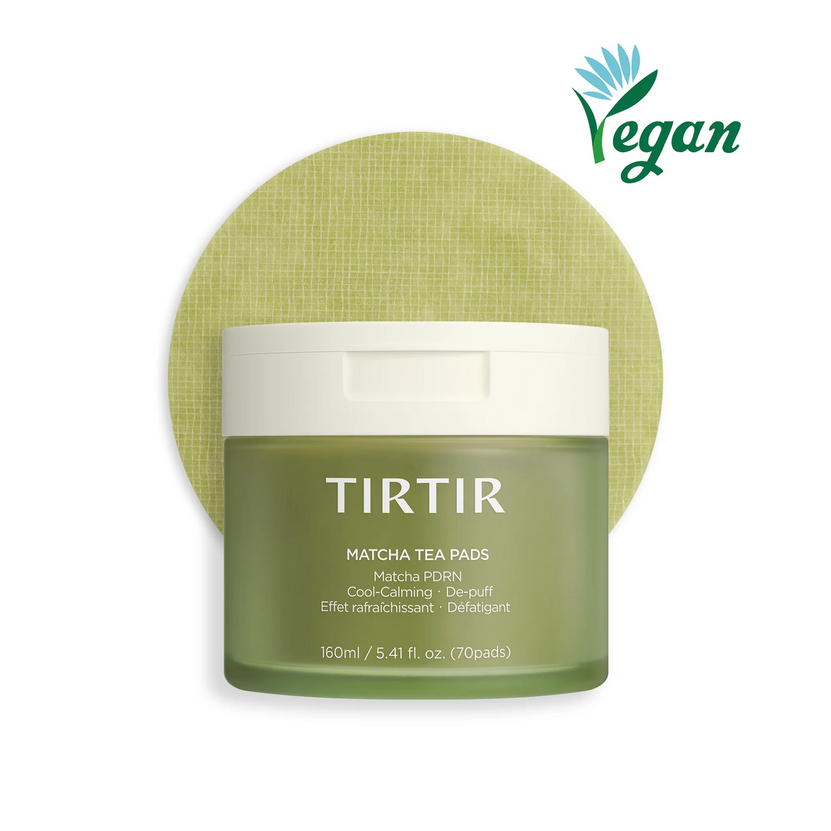 Pads de Tónico TIRTIR Matcha — Alivio Instantáneo (70 Pads) ✦ Bajo pedido