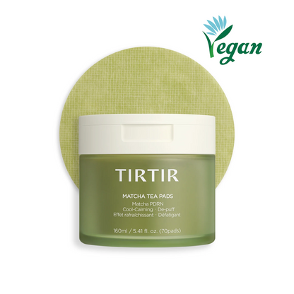 Pads de Tónico TIRTIR Matcha — Alivio Instantáneo (70 Pads) ✦ Bajo pedido