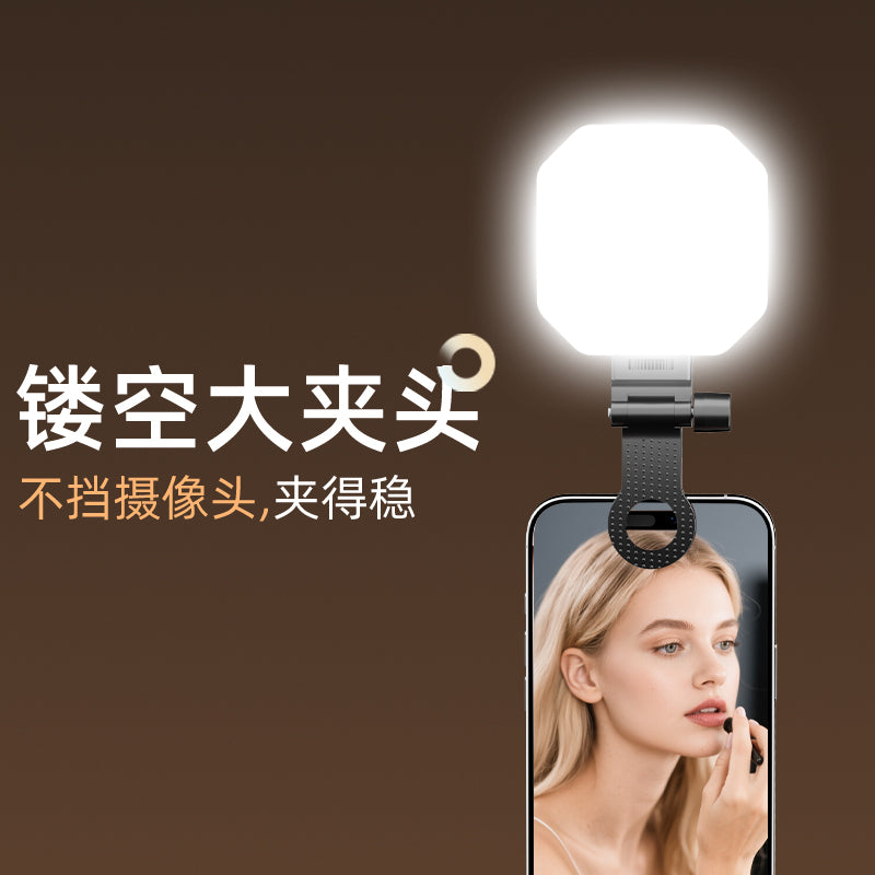 Luz LED Portátil  F01 con Clip y Enganche Magnético, 49 LEDs, Tres Tipos de Luz ✦ Bajo pedido