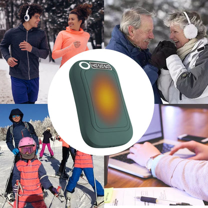 Calentador de Manos y Powerbank Recargable - 10hrs (Negro)