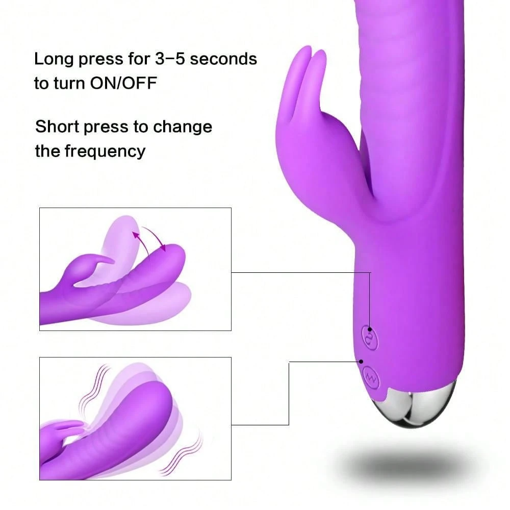 Vibrador Conejo Estimulación Punto G - 7 Modos  ✦ Bajo pedido
