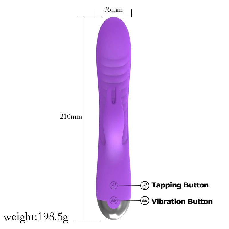 Vibrador Conejo Estimulación Punto G - 7 Modos  ✦ Bajo pedido