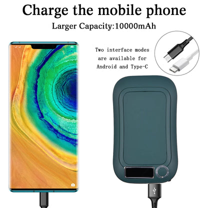 Calentador de Manos y Powerbank Recargable - 10hrs (Negro)