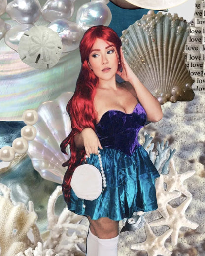 Disfraz Adulto – Princesa Ariel (S,M,L) ✦ Bajo pedido