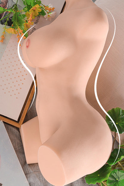 Mistress Lana - Masturbador Masculino Torso Realista con Doble Entrada *Envío Gratis