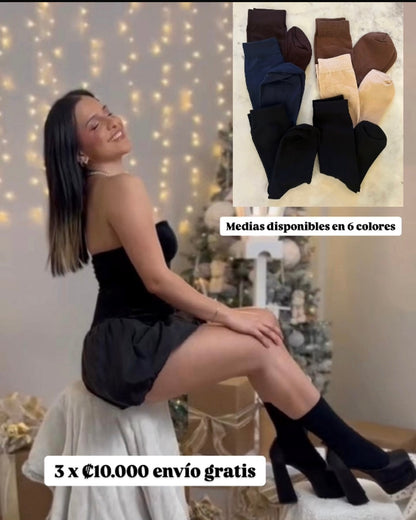 Set 6 Pares de Medias Ultrasuaves 2Good - Unitalla 36-40