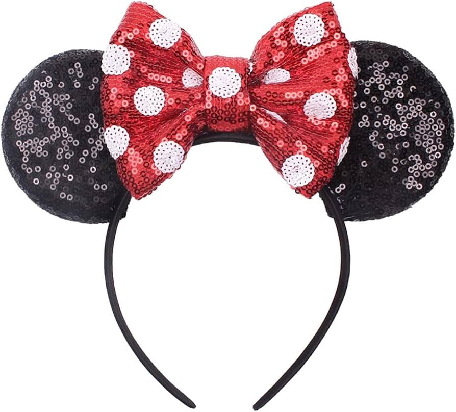 Diadema Minnie Mouse - Roja