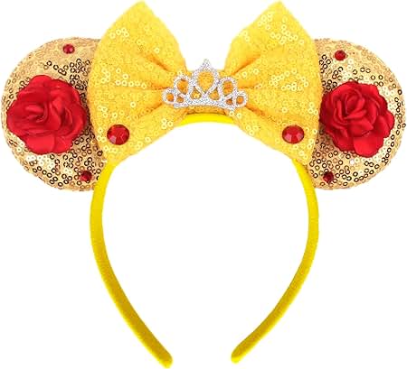 Diadema Minnie Mouse - Princesa Bella