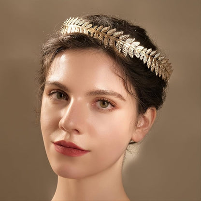 Corona de Laurel, Disfraz de Dios Griego, Accesorios de Disfraz de Diosa Griega, Accesorios de Toga, Disfraz de Emperador Romano para Mujer (Unitalla)