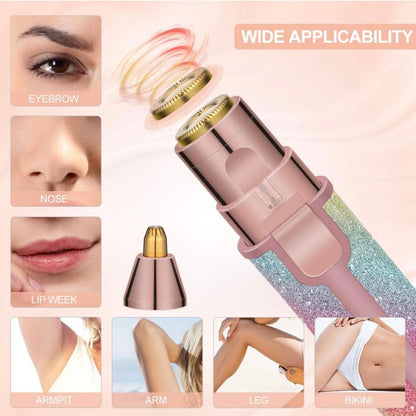 Máquina Afeitadora de Vello Facial 2 en 1 - BZ203B (Muticolor/Glitter)