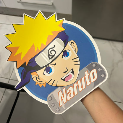 Set de 11 Figuras para Guirnalda o Decoración de Fiesta Naruto