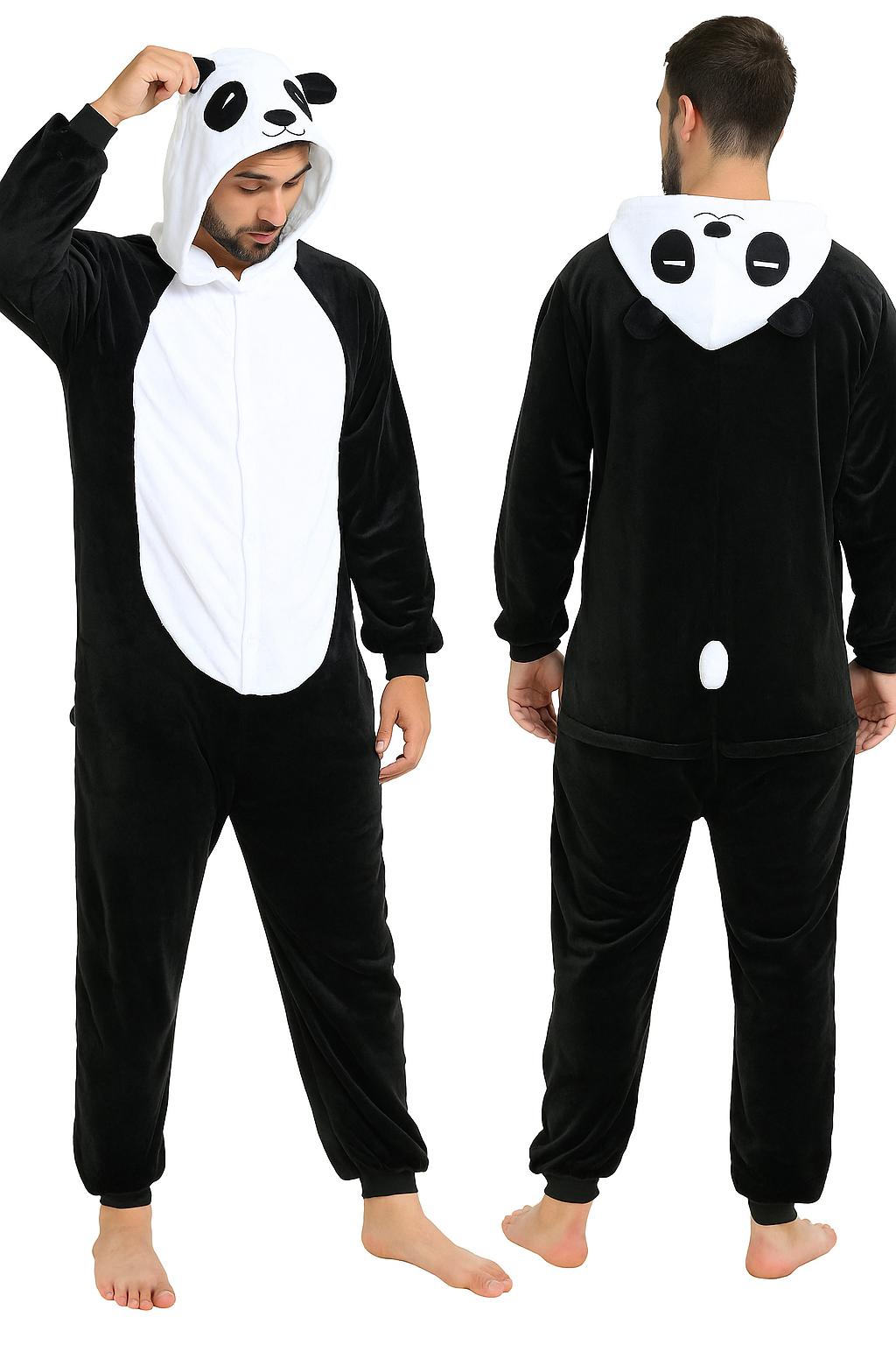 Mameluco Unisex Pijama Disfraz para Adulto (S,M,L) - Panda ✦ Bajo pedido