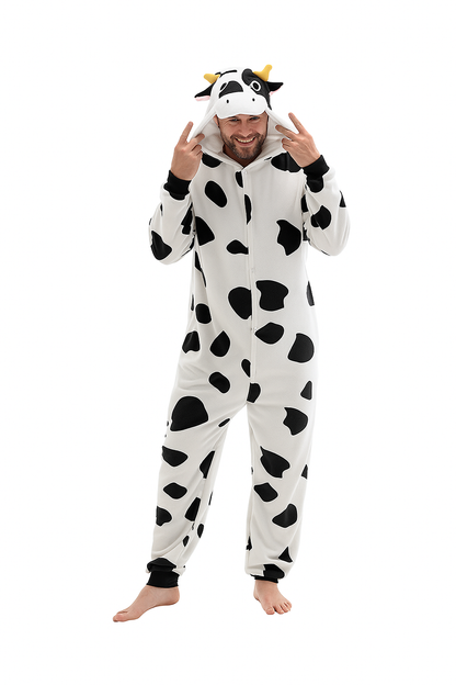Mameluco Unisex Pijama Disfraz para Adulto (S) - Vaca ✦ Bajo pedido