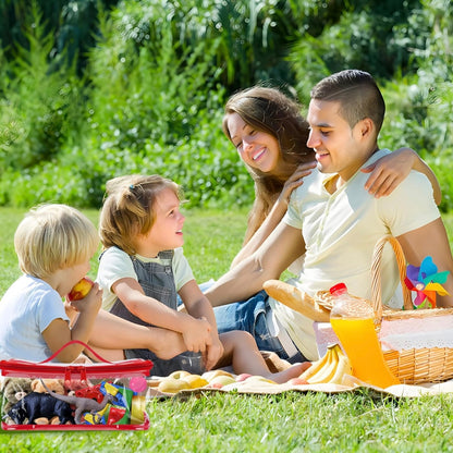 Set de 3 organizadores transparentes con zipper, cartuchera, cosmetiquera, de viaje de PVC