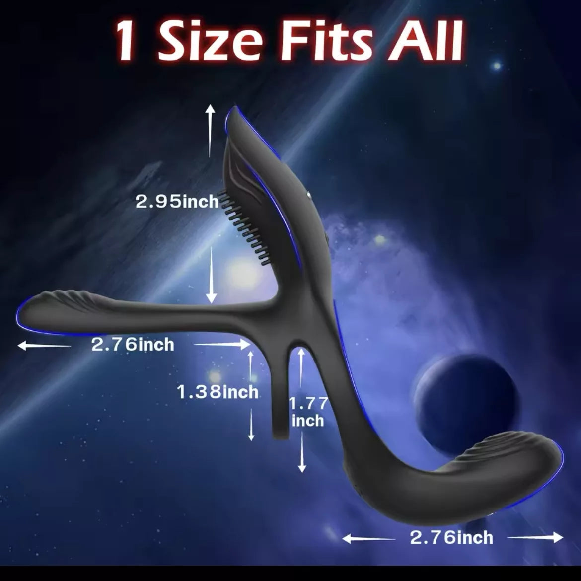 Anillo Multifacético – Vibrador Retardante, Estimulador Prostático, Clítoris y Punto G ✦ Bajo pedido